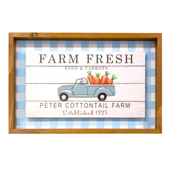 Farm Fresh Eggs and Carrots Shadowbox Sign
by The Holiday Aisle - Picture 3 of 4
